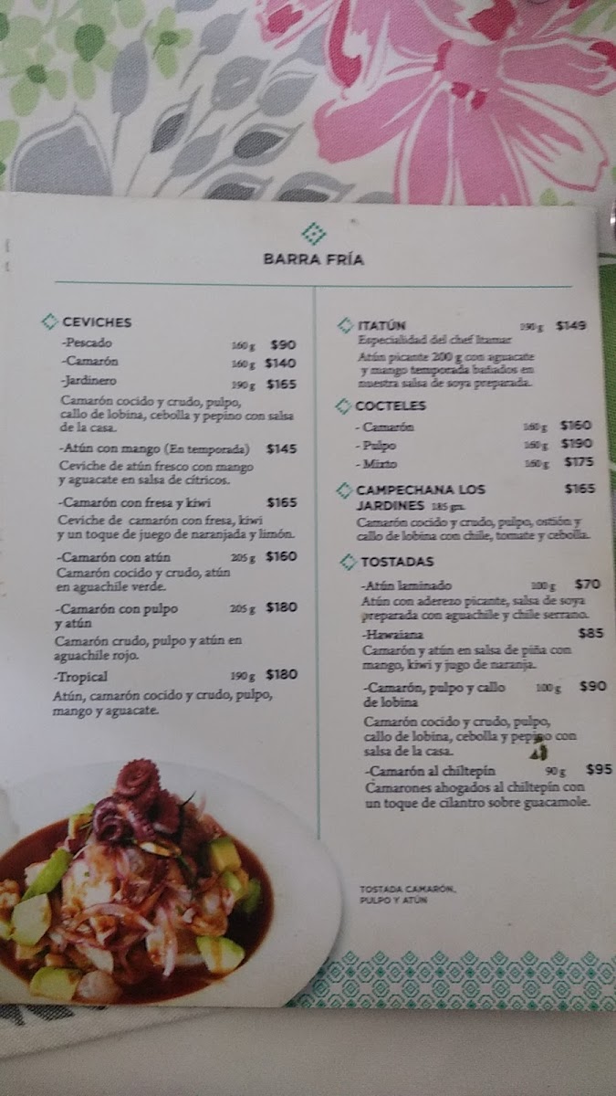 Menu Los Jardines Restaurant-7