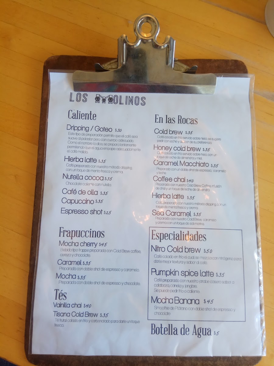 Menu Los Molinos Café-4