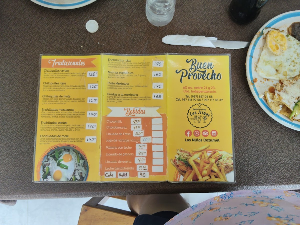Menu Los Niños-1