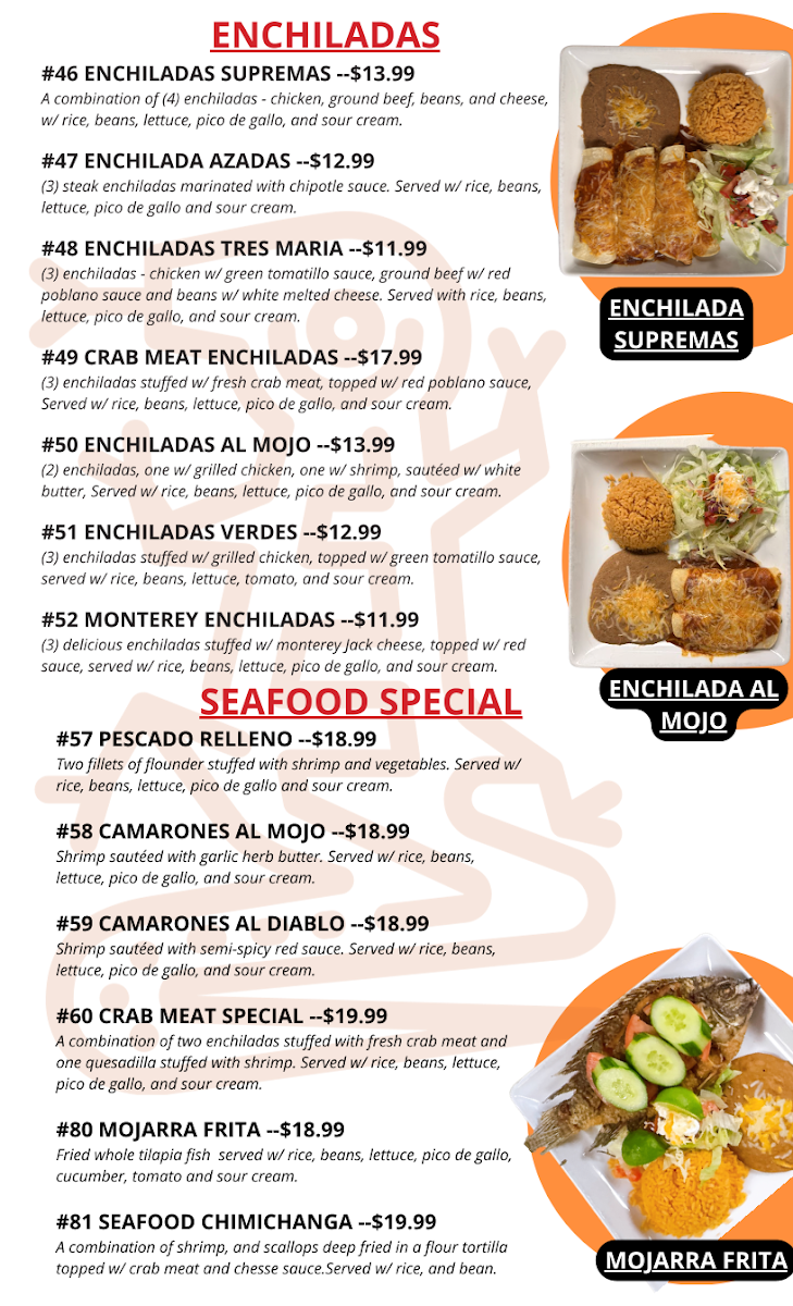 Menu Los Patrones Mexican Restaurant-1