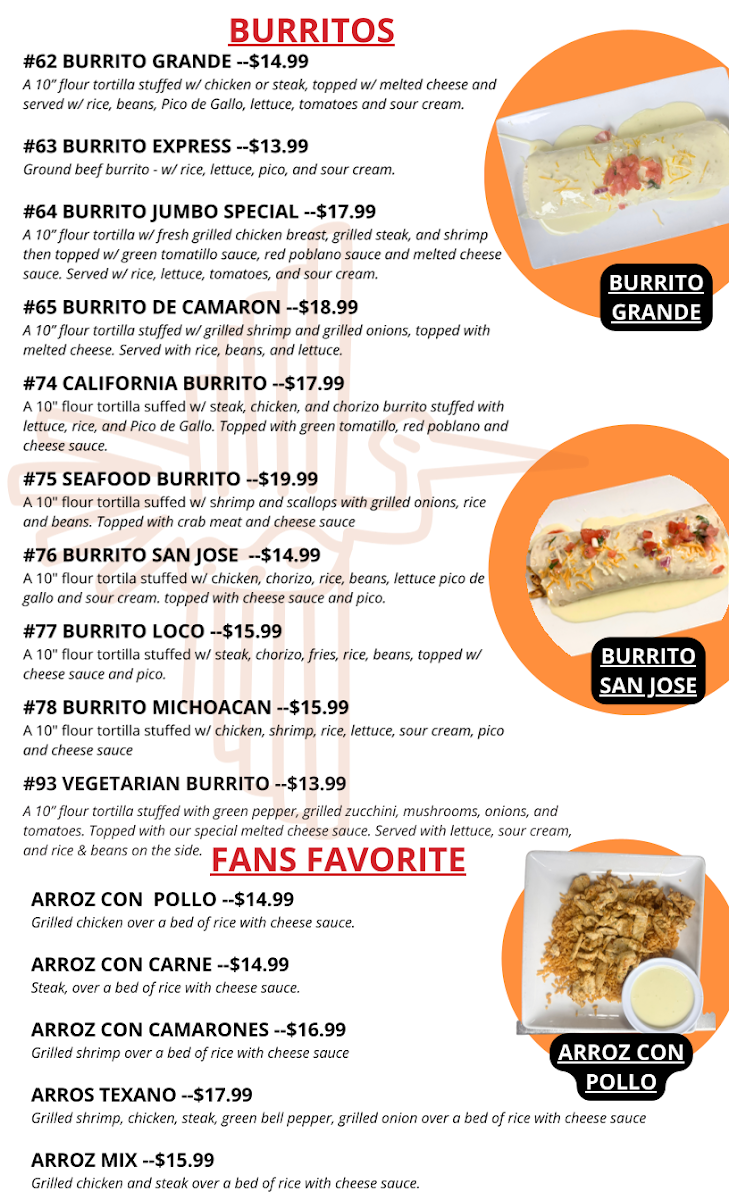 Menu Los Patrones Mexican Restaurant-3
