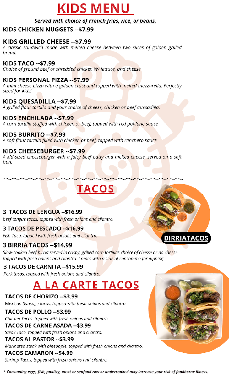 Menu Los Patrones Mexican Restaurant-4