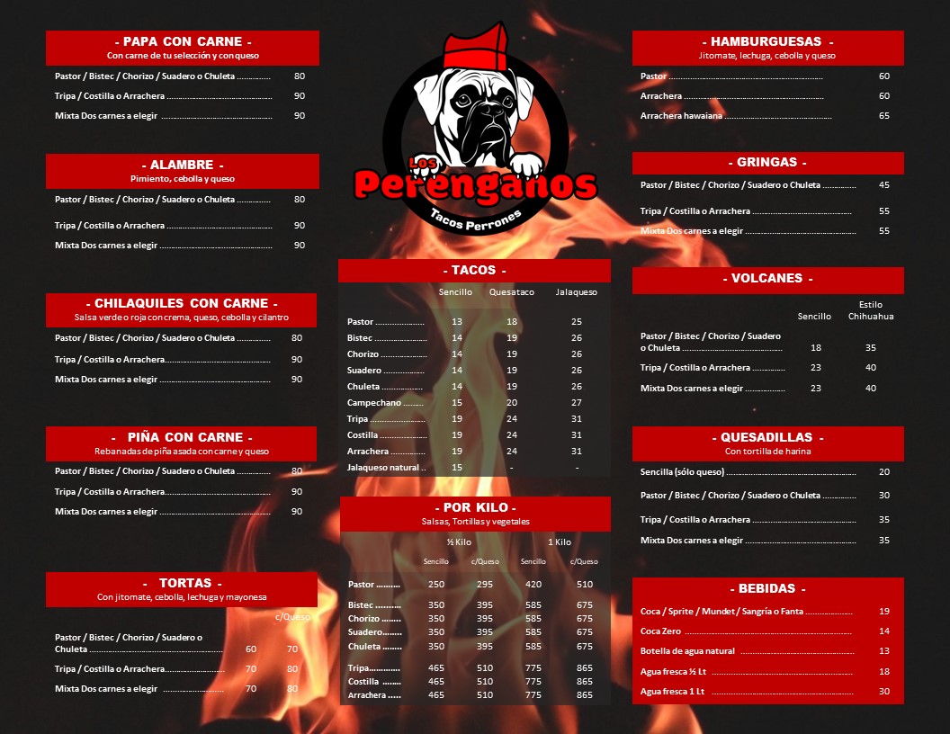 Menu Los Perenganos-1