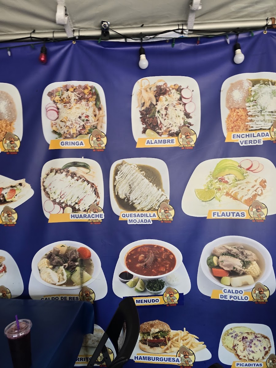 Menu Los Tacos De Mi Tierra-1