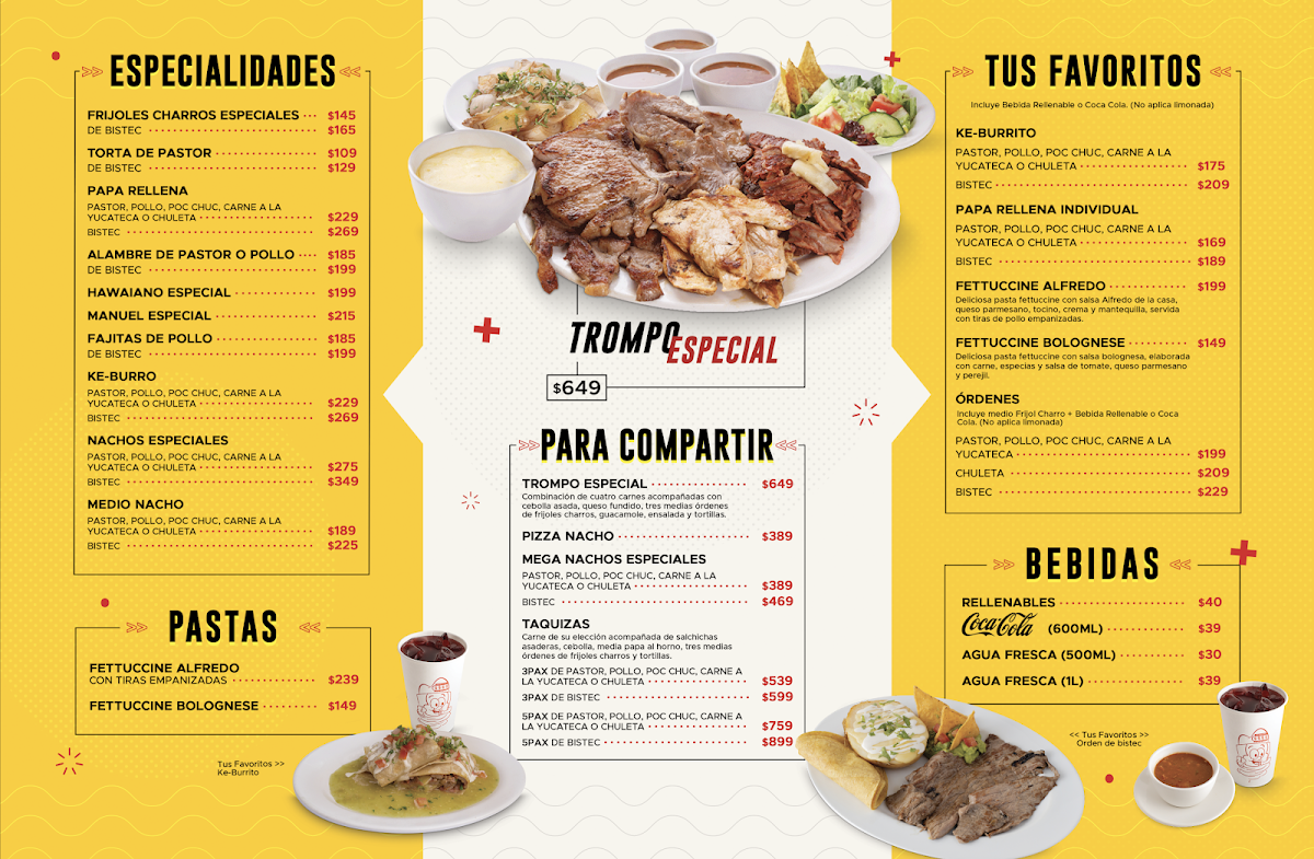 Menu Los Trompos | Galerias Mid-1