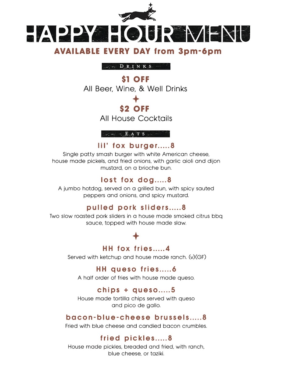 Menu Lost Fox-3