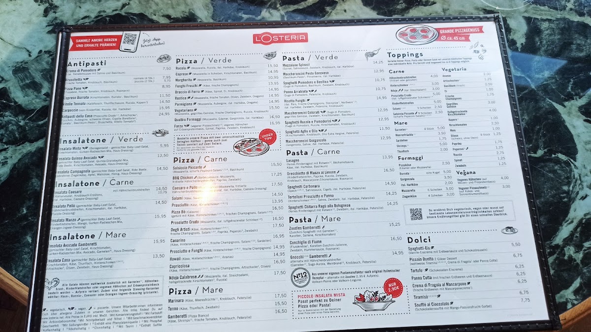 Menu L'osteria Travemünde-2
