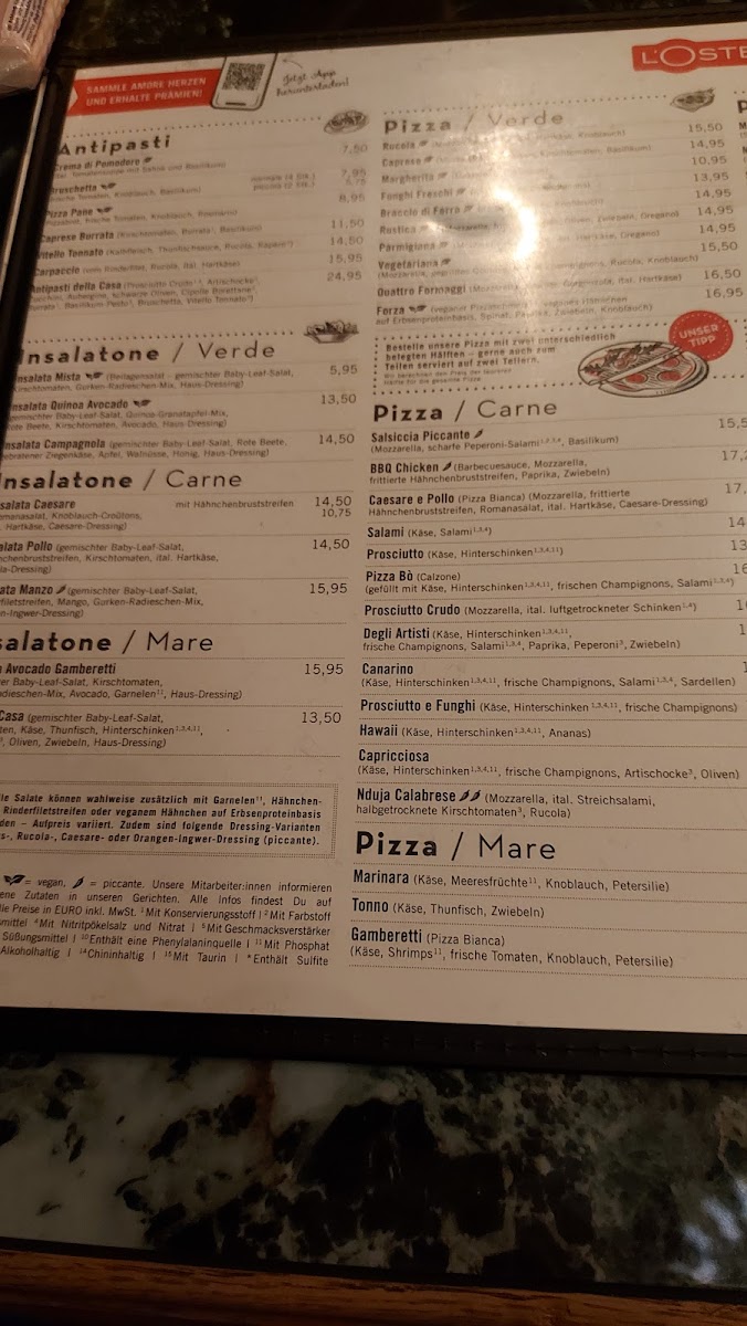 Menu L'osteria Travemünde-7