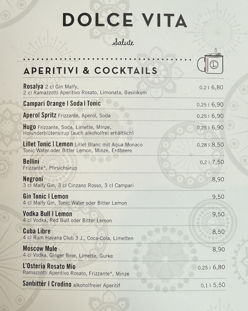Menu L'osteria Wien Bräunerstraße-3