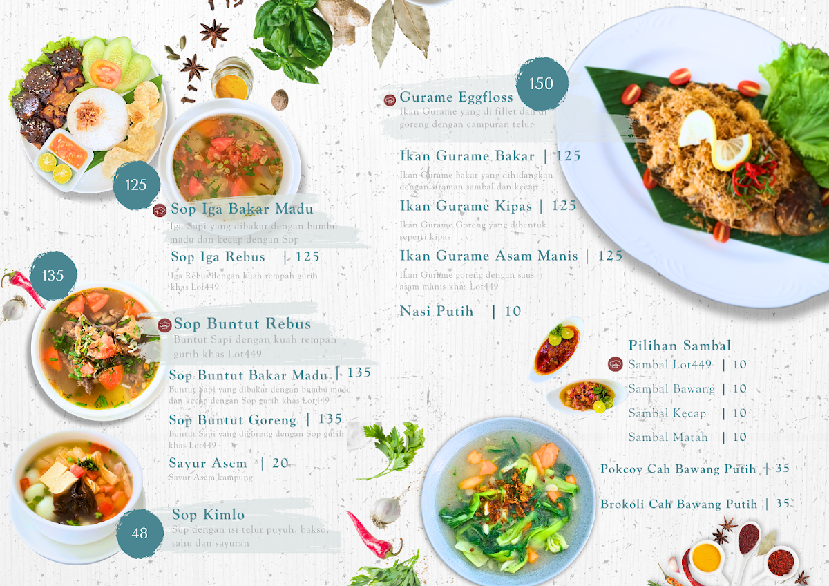 Menu Lot449-1