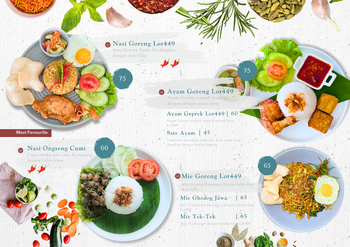 Menu Lot449-3