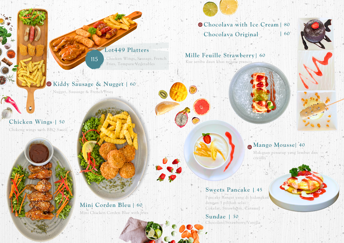 Menu Lot449-5