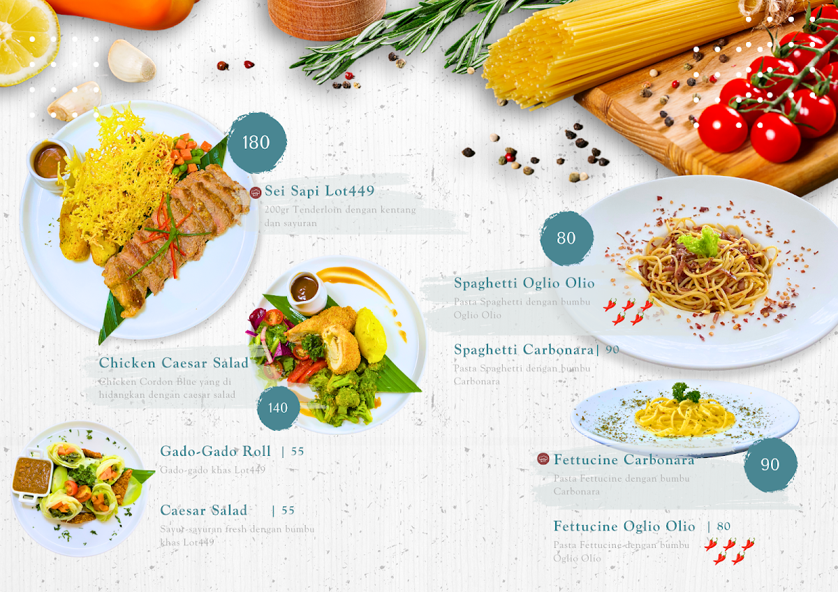 Menu Lot449-7