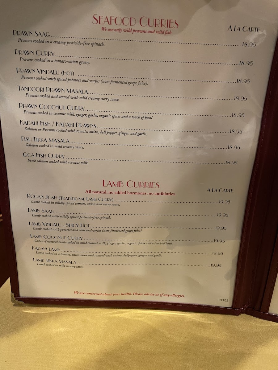 Menu Lotus Cuisine Of India-1