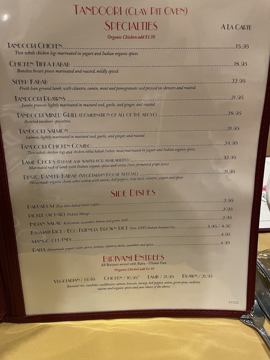 Menu Lotus Cuisine Of India-2