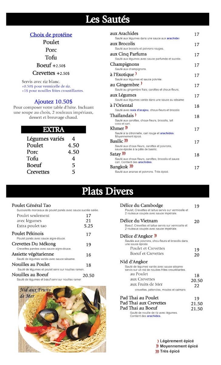 Menu Lotus D'angkor-3
