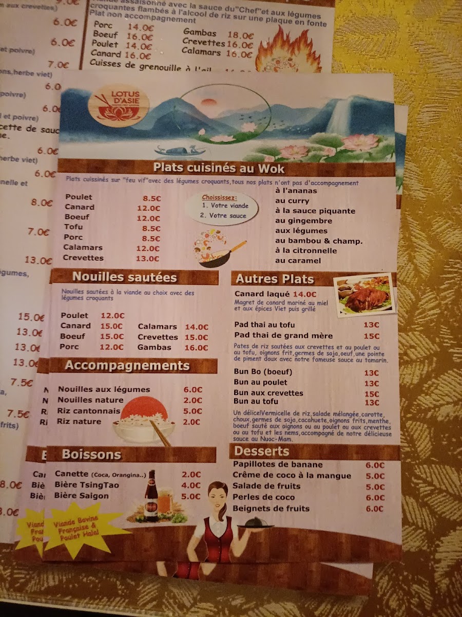 Menu Lotus D'asie-10