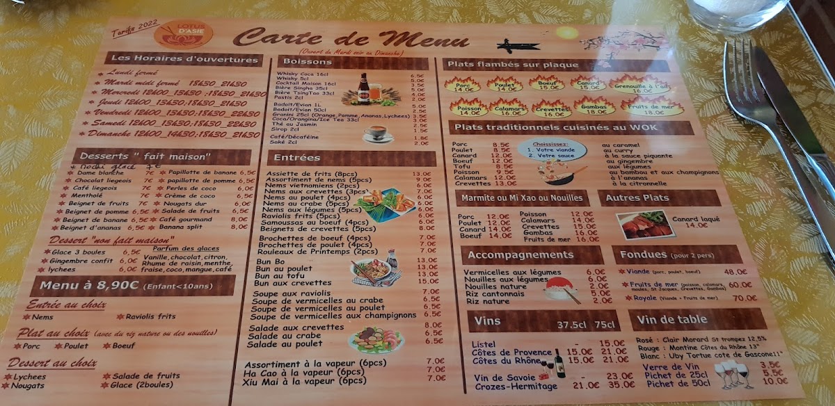Menu Lotus D'asie-9