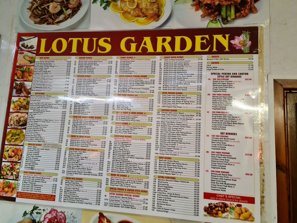 Menu Lotus Garden Chinese Takeaway-2