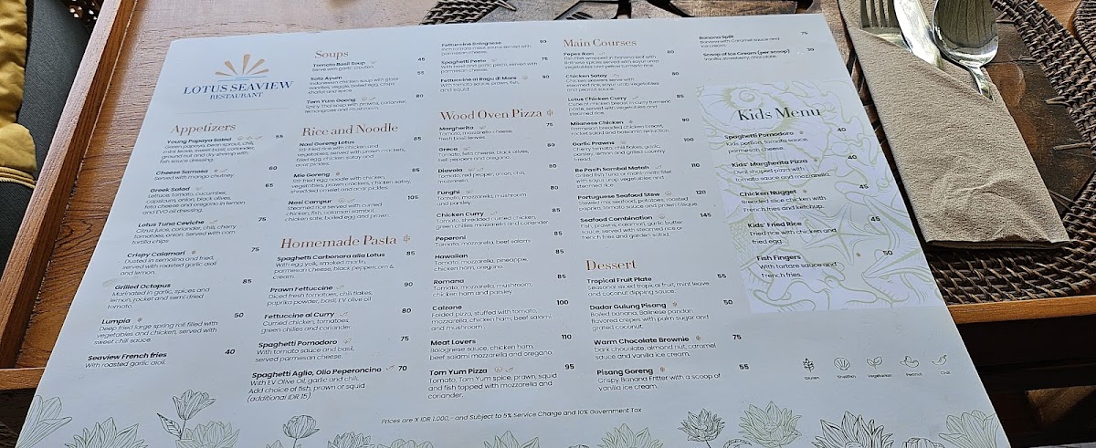 Menu Lotus Seaview Restaurant-5