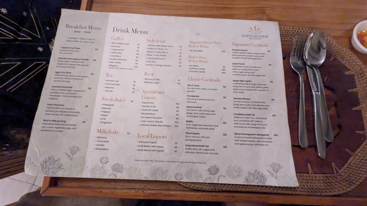 Menu Lotus Seaview Restaurant-6