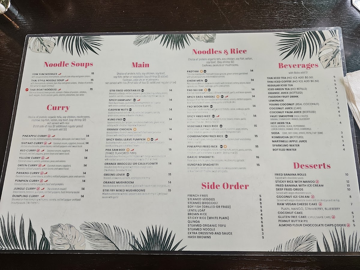 Menu Lotus Vegan-1