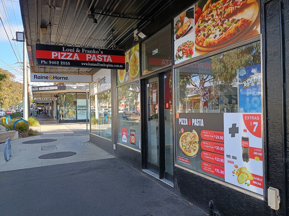 Menu Loui And Frankos Pizza & Pasta On Broadway-3