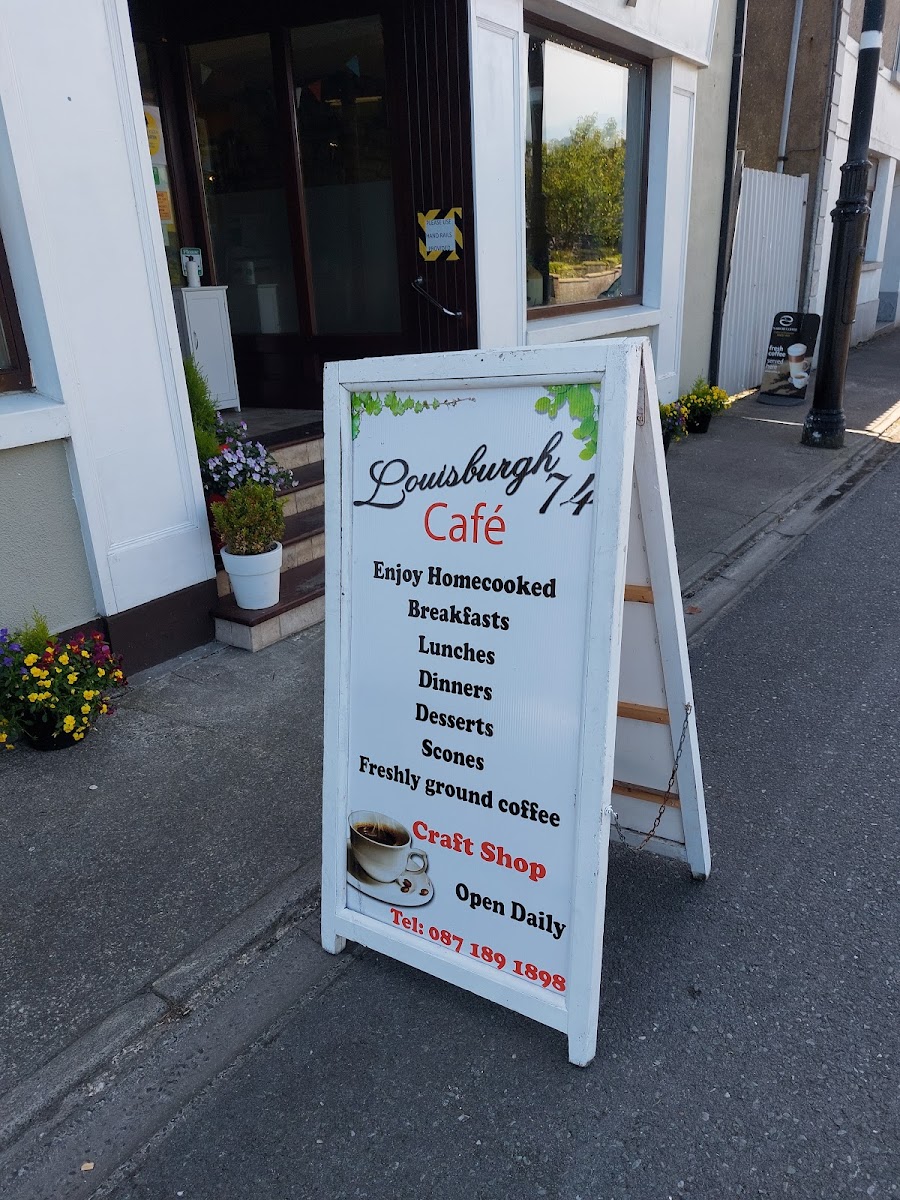 Menu Louisburgh 74 - Café Bistro-4