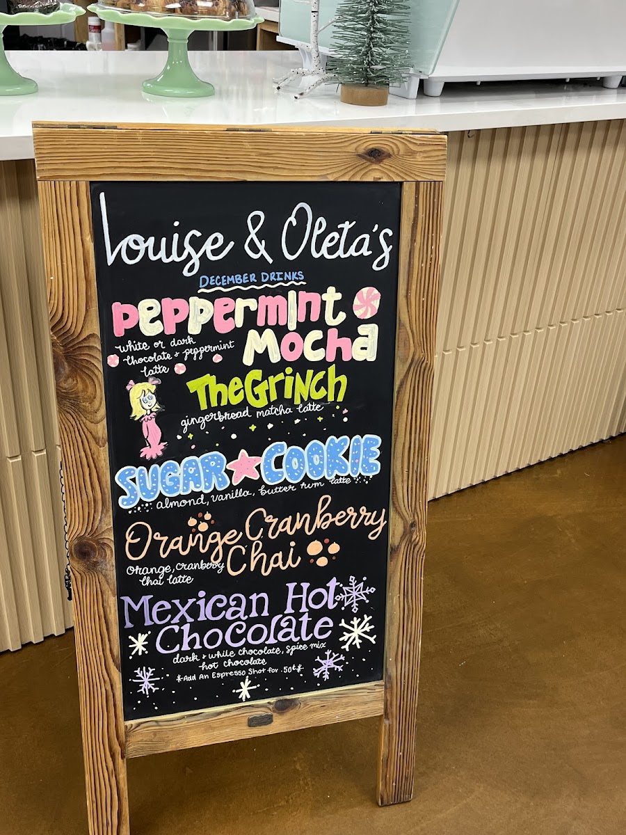 Menu Louise & Oleta's Tea House And Cafe-4