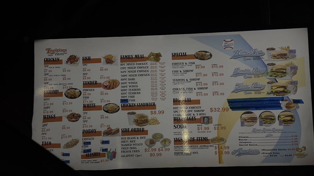 Menu Louisiana Fried Chicken-2