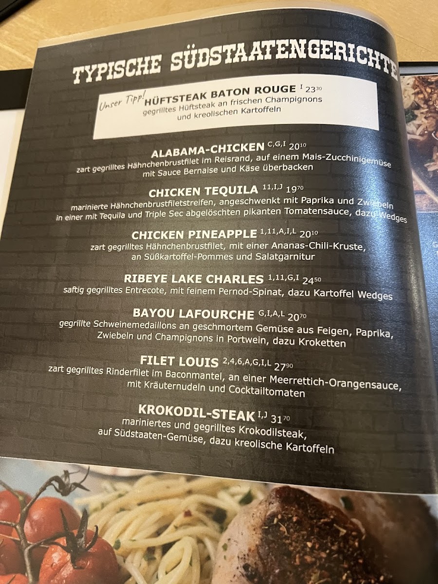 Menu Louisiana - Steakhaus & Südstaaten-Restaurant-5