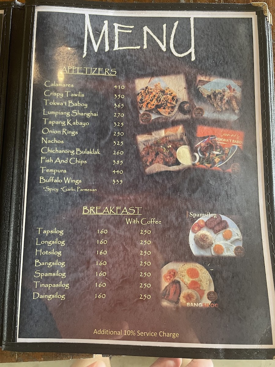 Menu Loumars Cafe & Restaurant - Tagaytay Francisco-8