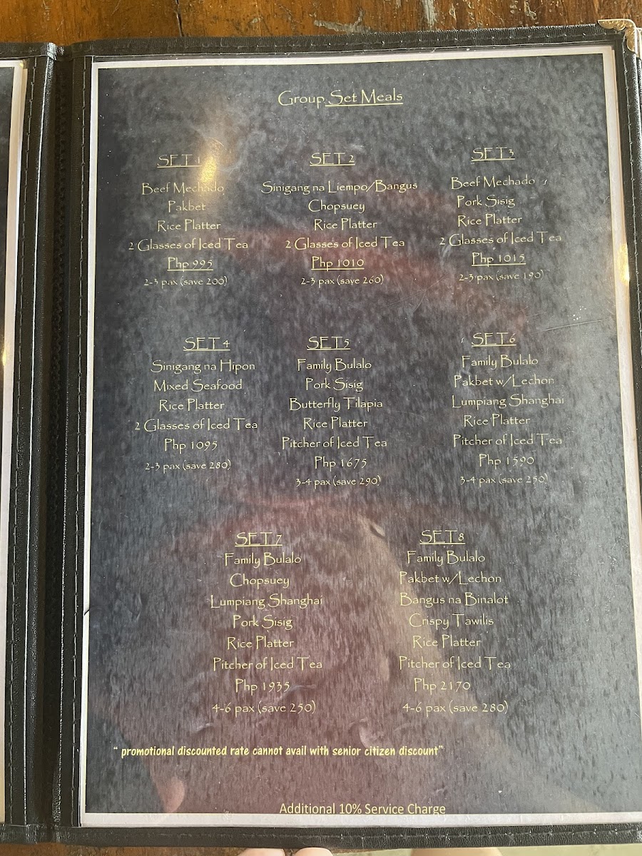 Menu Loumars Cafe & Restaurant - Tagaytay Francisco-9