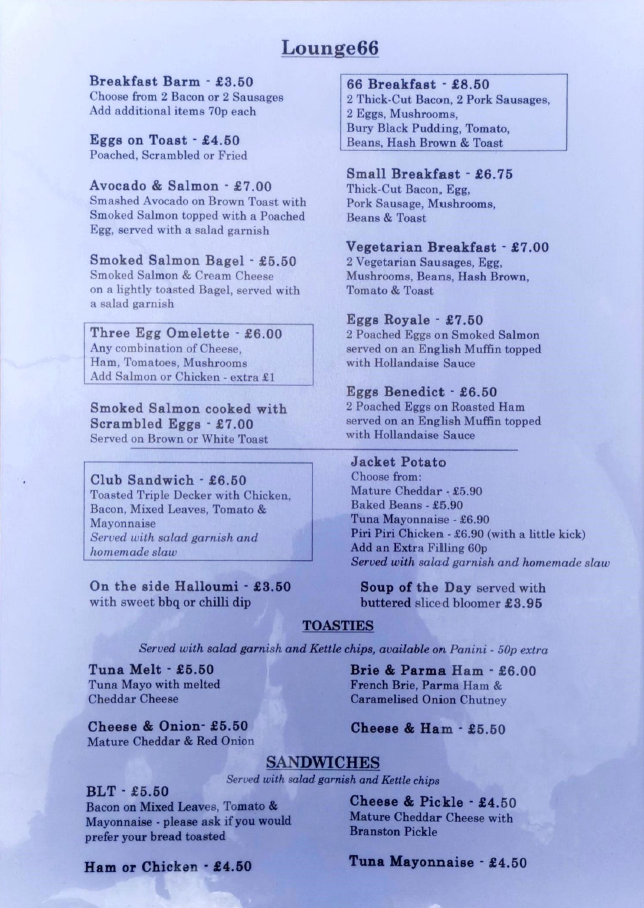 Menu Lounge 66-3