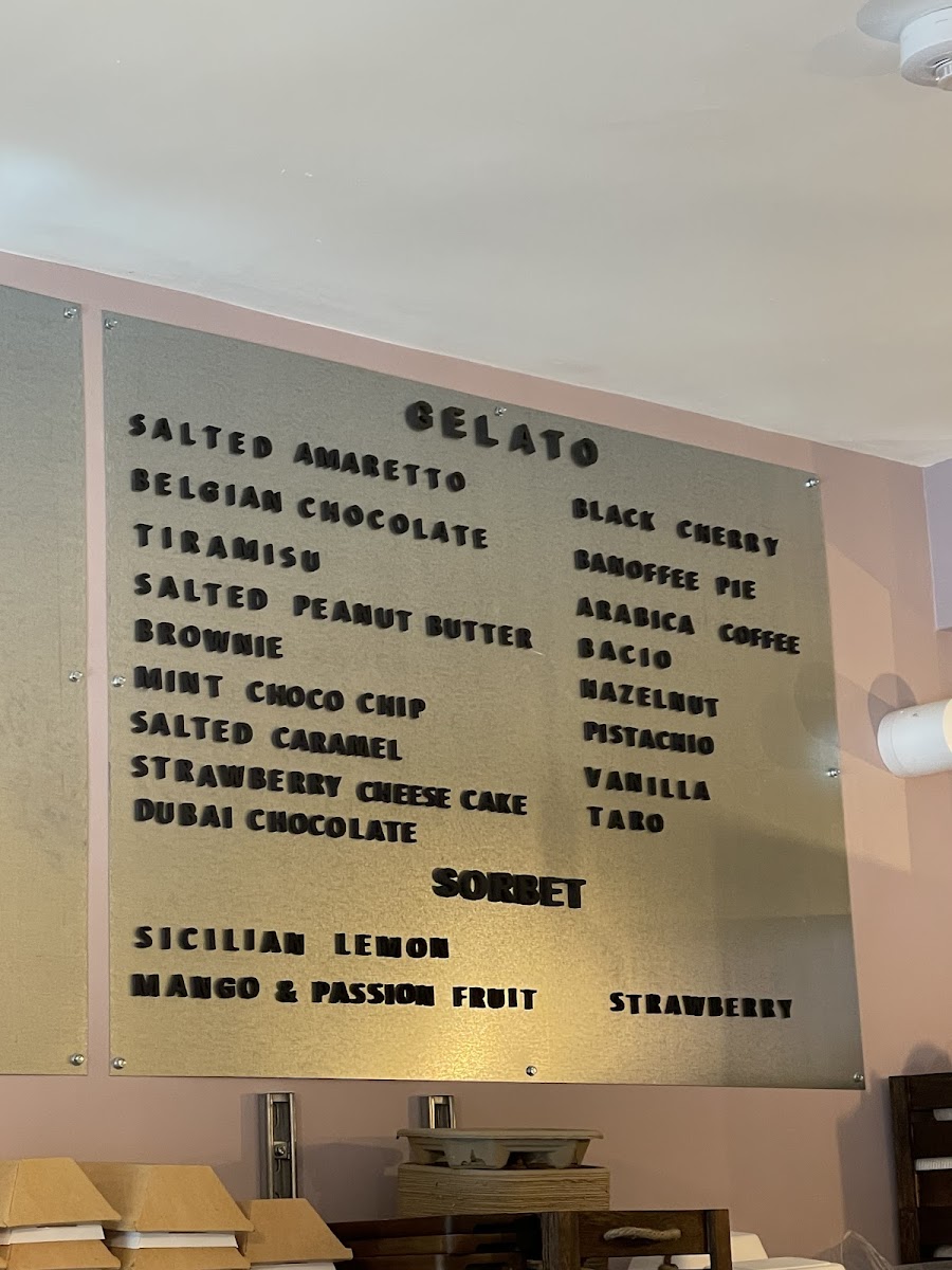 Menu Loungelato Artisan Gelateria And Coffee Shop-1