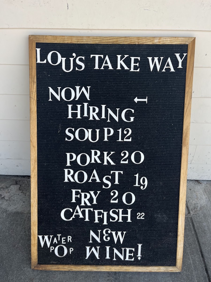 Menu Lou’S Takeaway-1