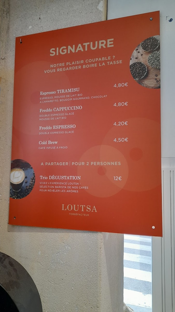 Menu Loutsa Torréfacteur - Paris Marché Des Ternes-3