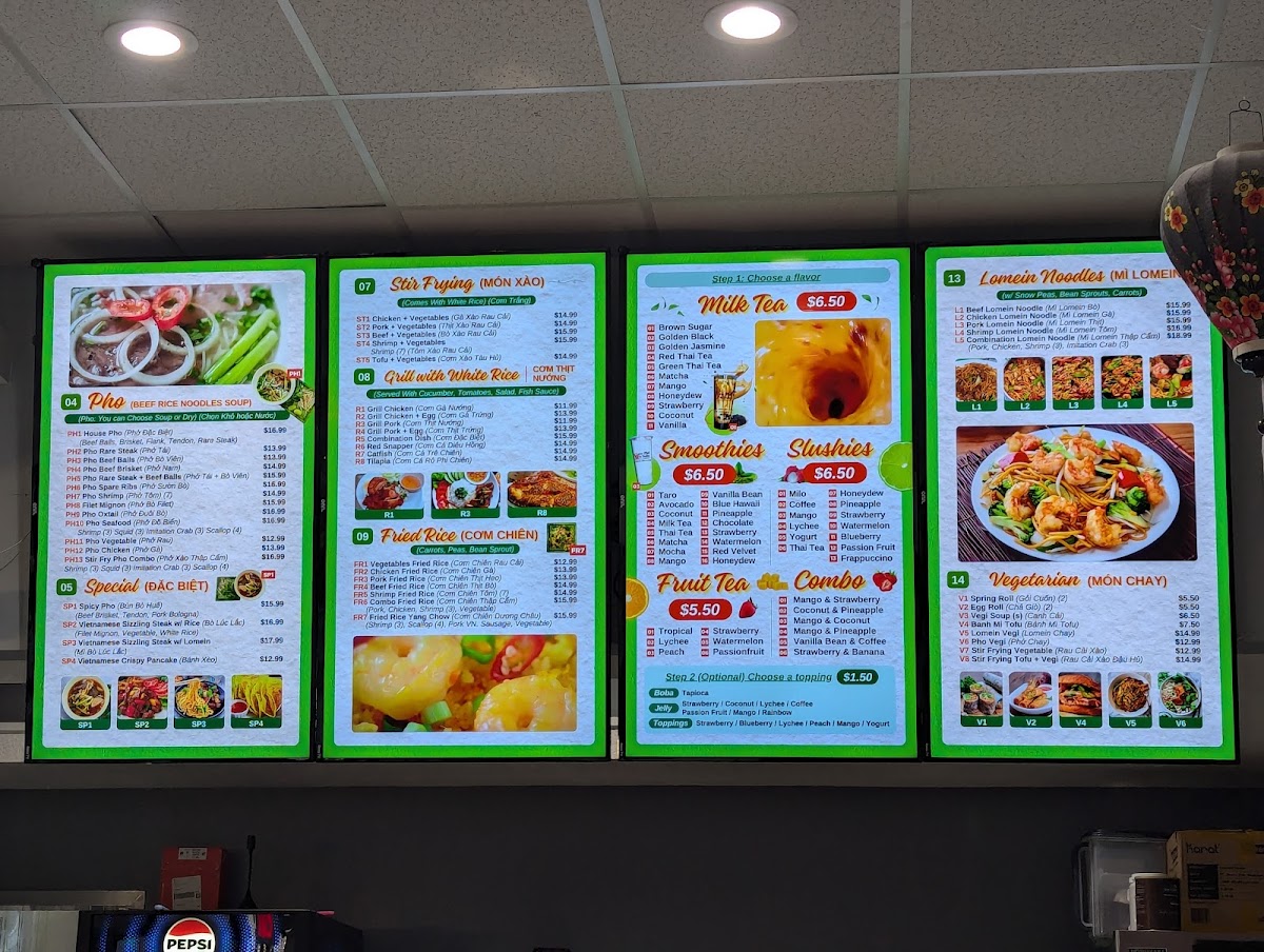 Menu Love Phở & Boba-3