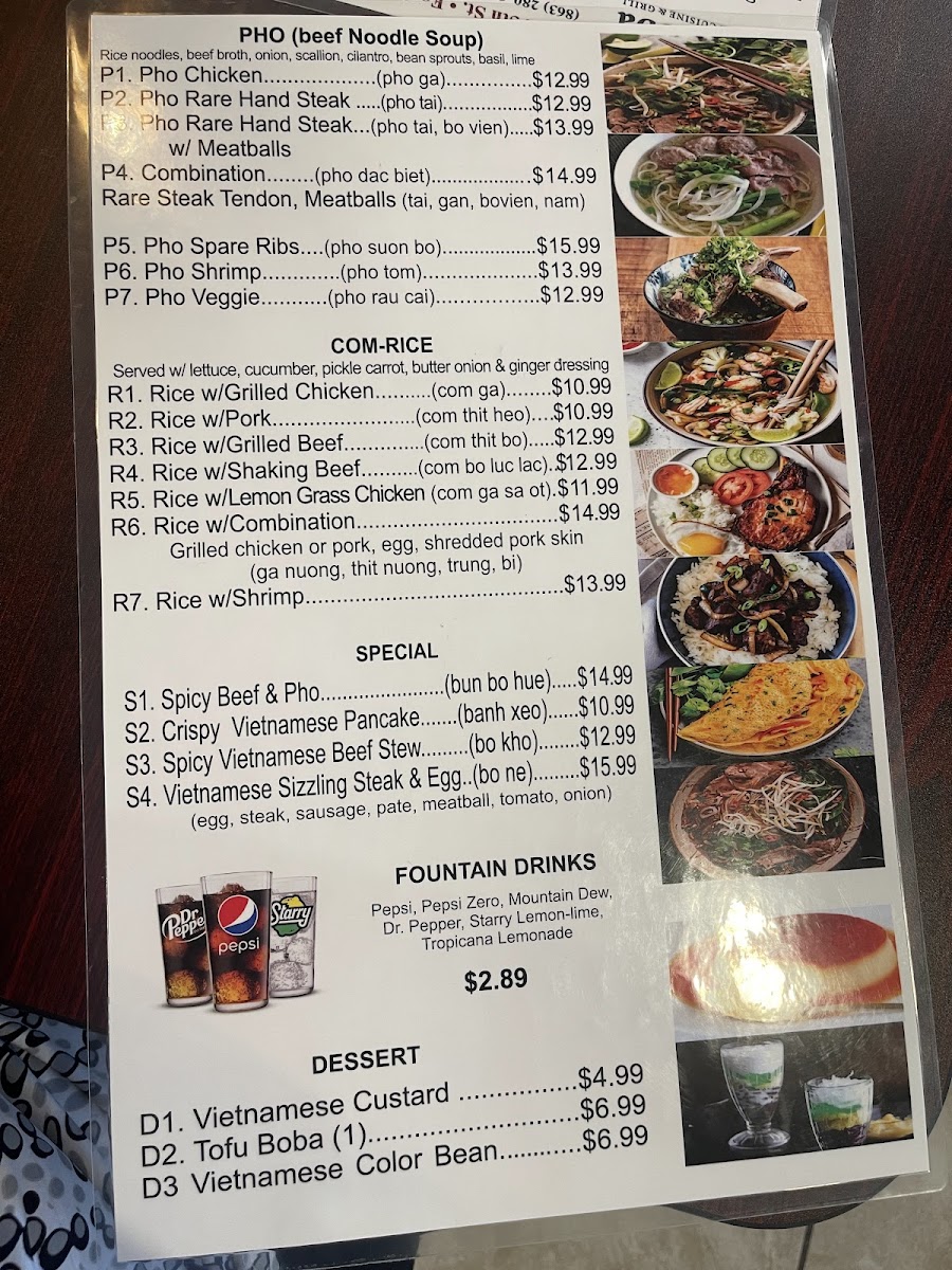 Menu Love Phở & Boba-4