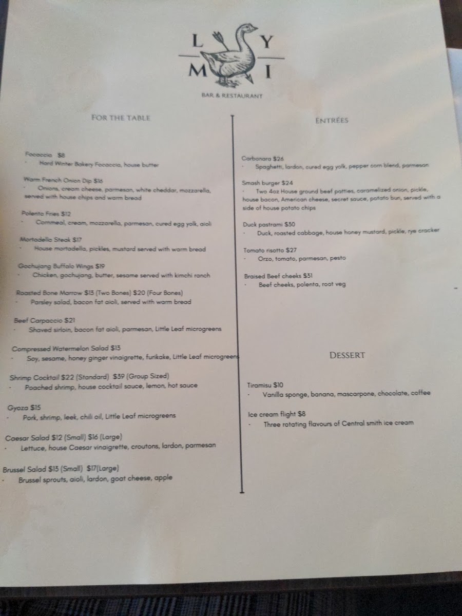 Menu Love You, Mean It - Bar & Restaurant-4