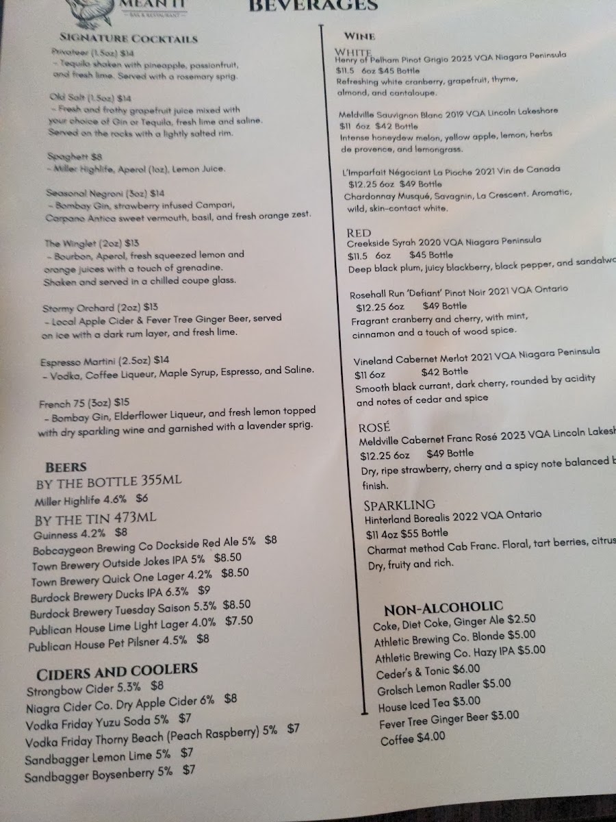 Menu Love You, Mean It - Bar & Restaurant-5