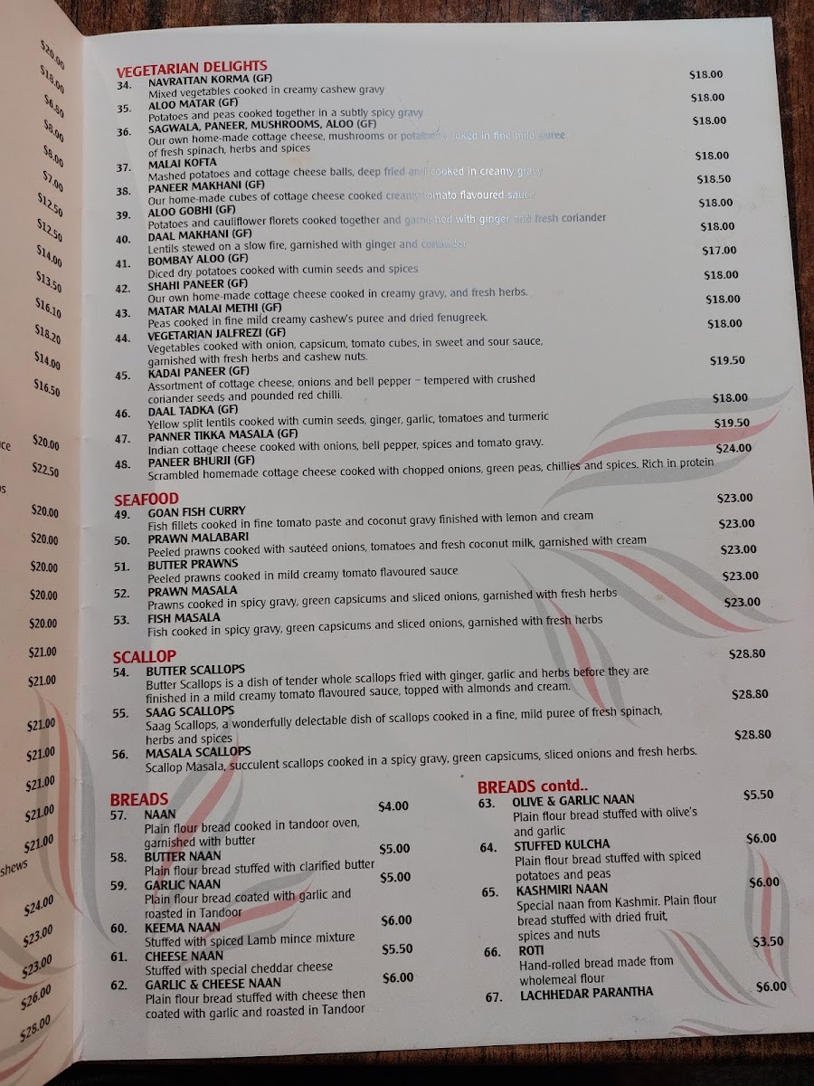 Menu Lovely India Restaurant & Bar-10