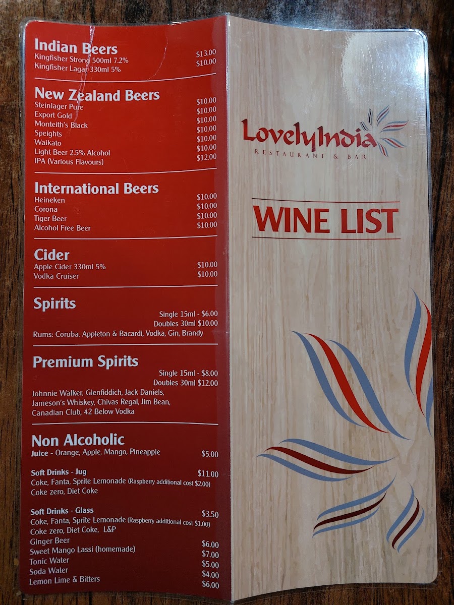 Menu Lovely India Restaurant & Bar-7