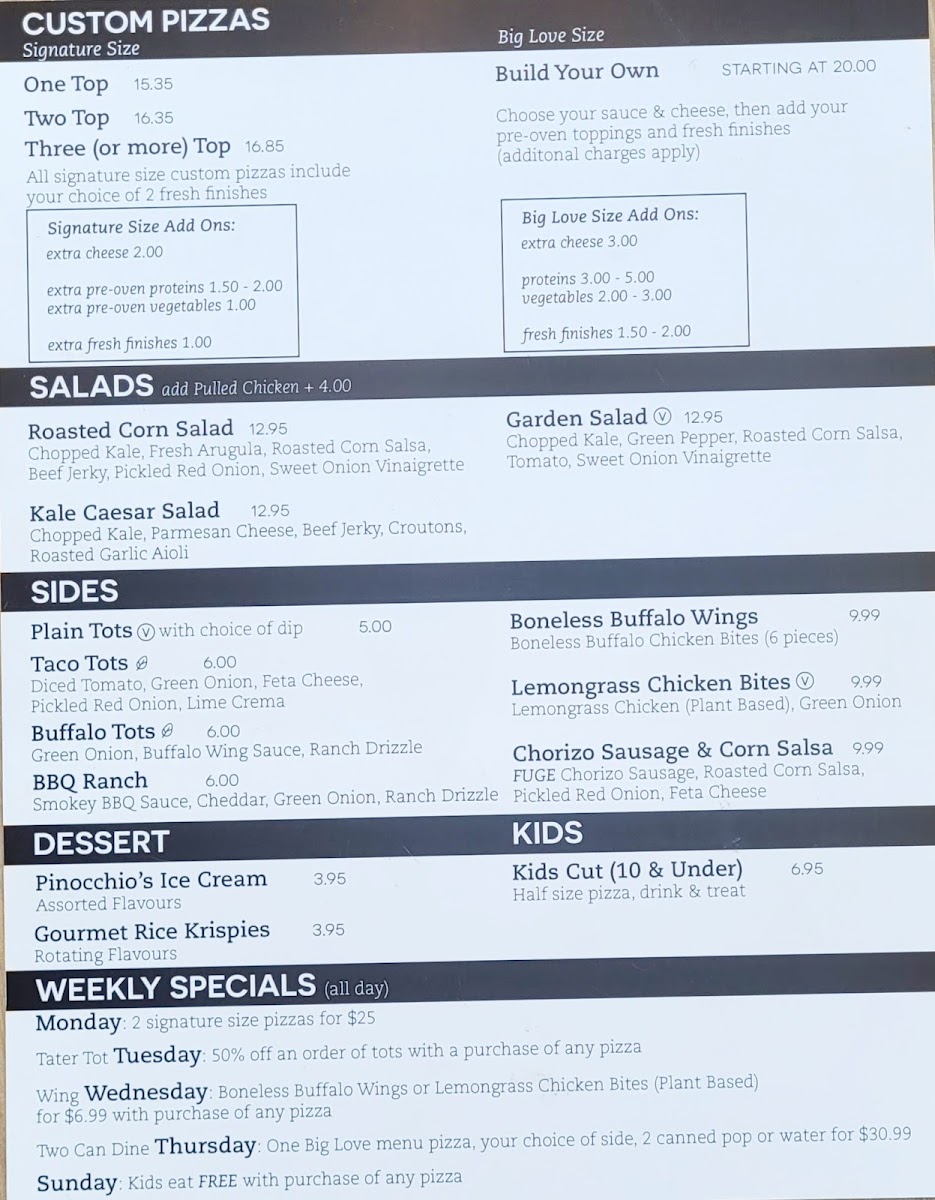 Menu Lovepizza Heritage Valley-3