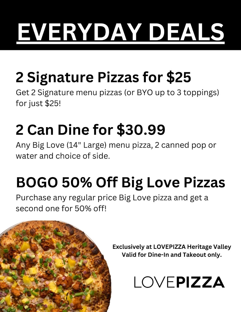 Menu Lovepizza Heritage Valley-7