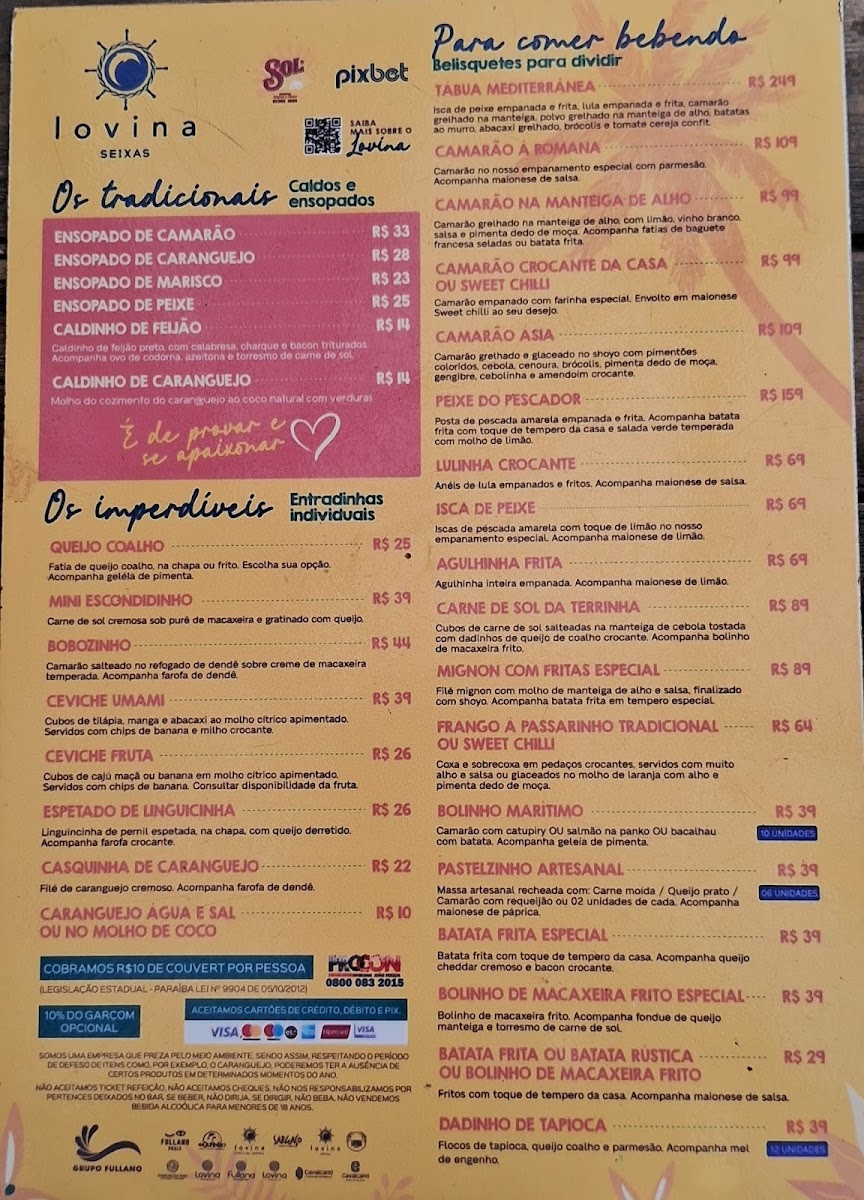 Menu Lovina Seixas | Bar | Restaurante Em João Pessoa-6