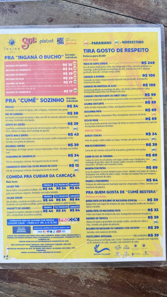 Menu Lovina Seixas | Bar | Restaurante Em João Pessoa-7
