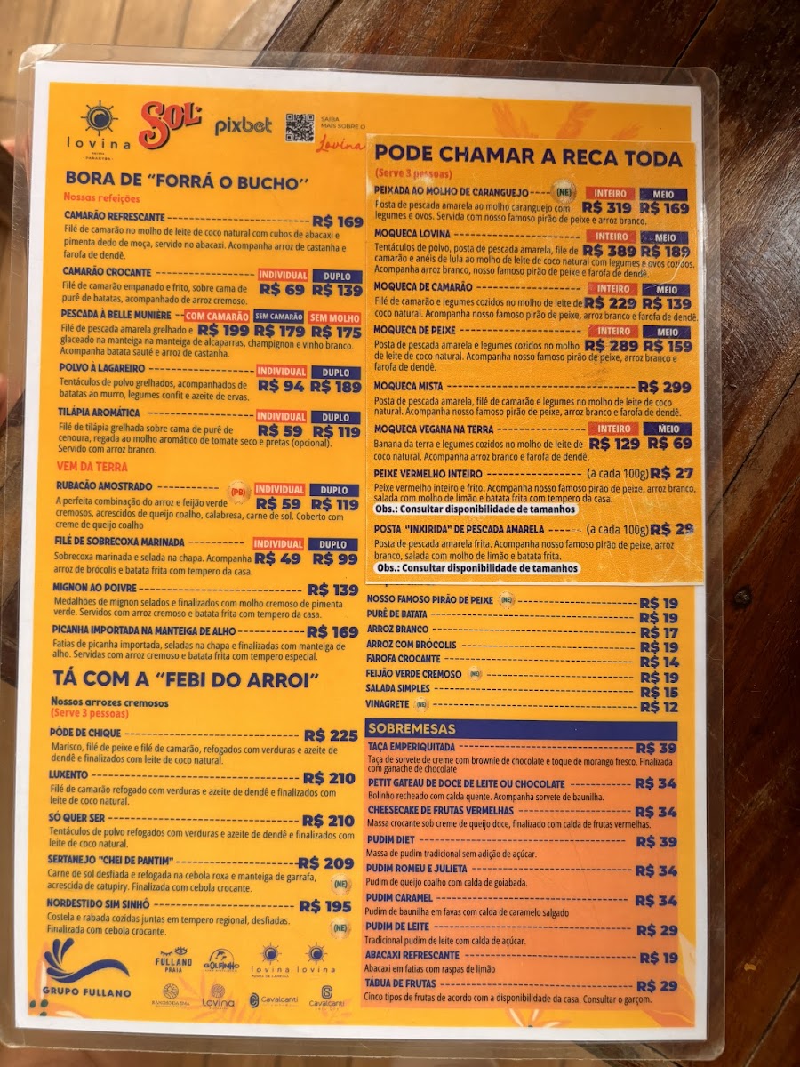 Menu Lovina Seixas | Bar | Restaurante Em João Pessoa-9