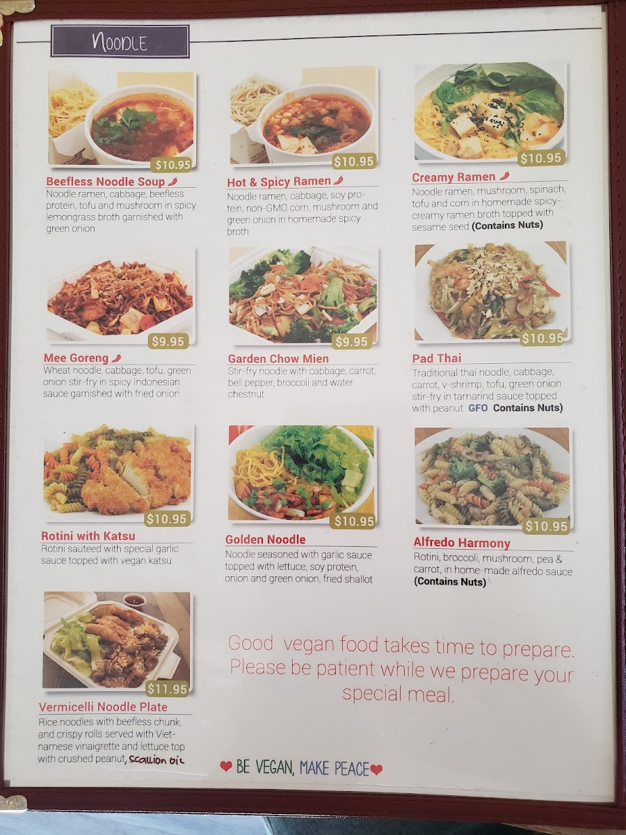 Menu Loving Hut-Redlands-1