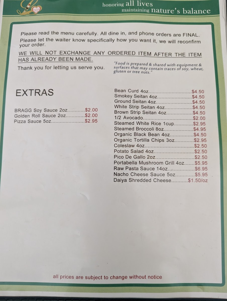 Menu Loving Hut-4